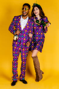 matching mardi gras outfits for couples