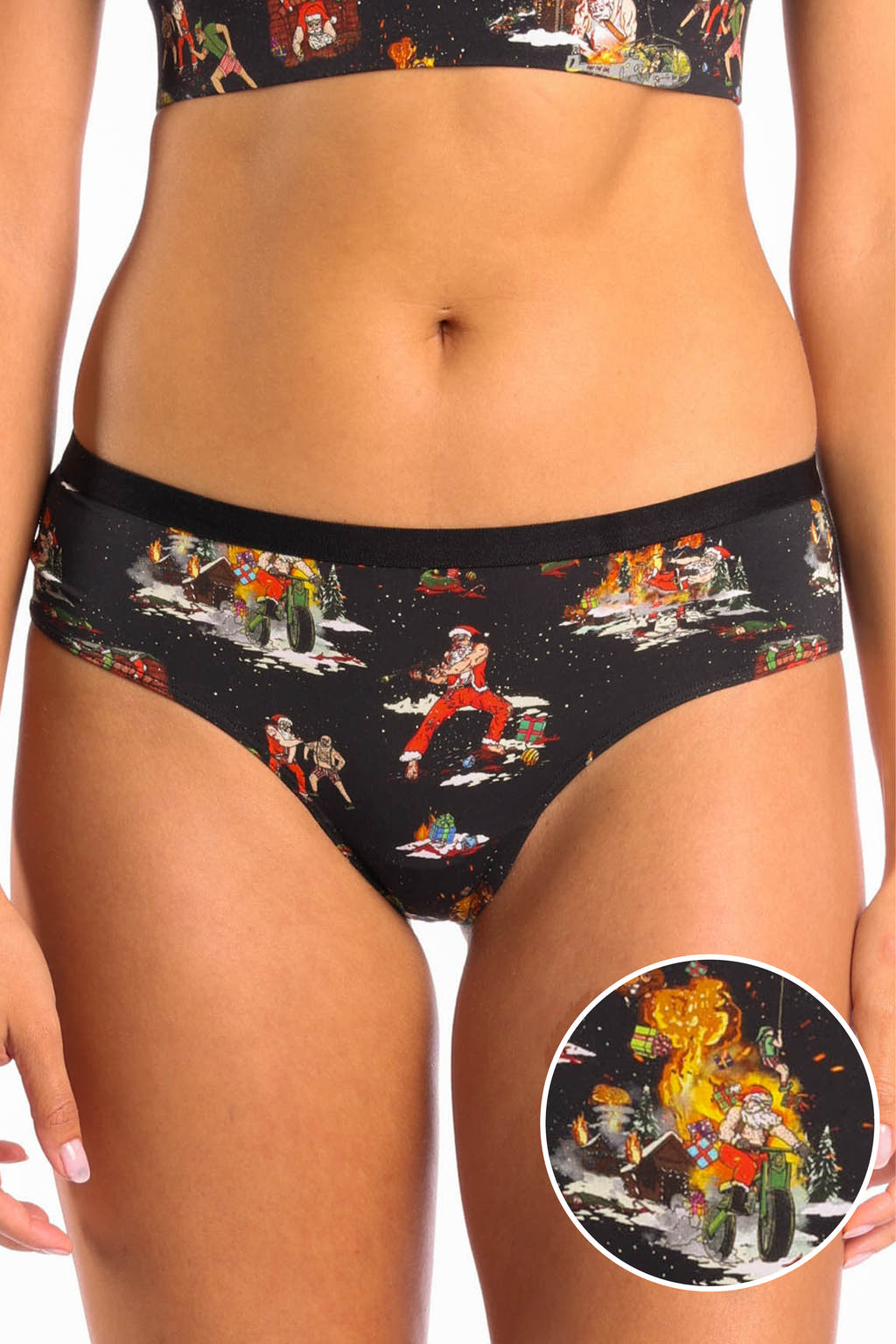 The 12 Slays of Christmas | Christmas Scene Cheeky Underwear