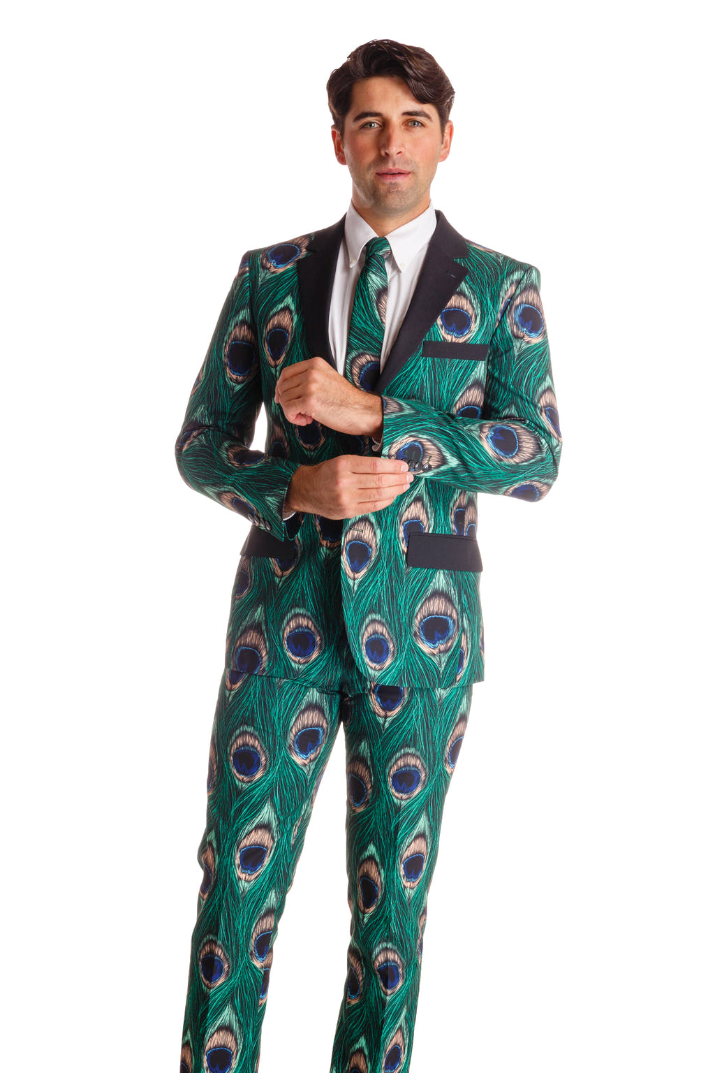 New Years Eve Peacock Suit | The Peacock Player