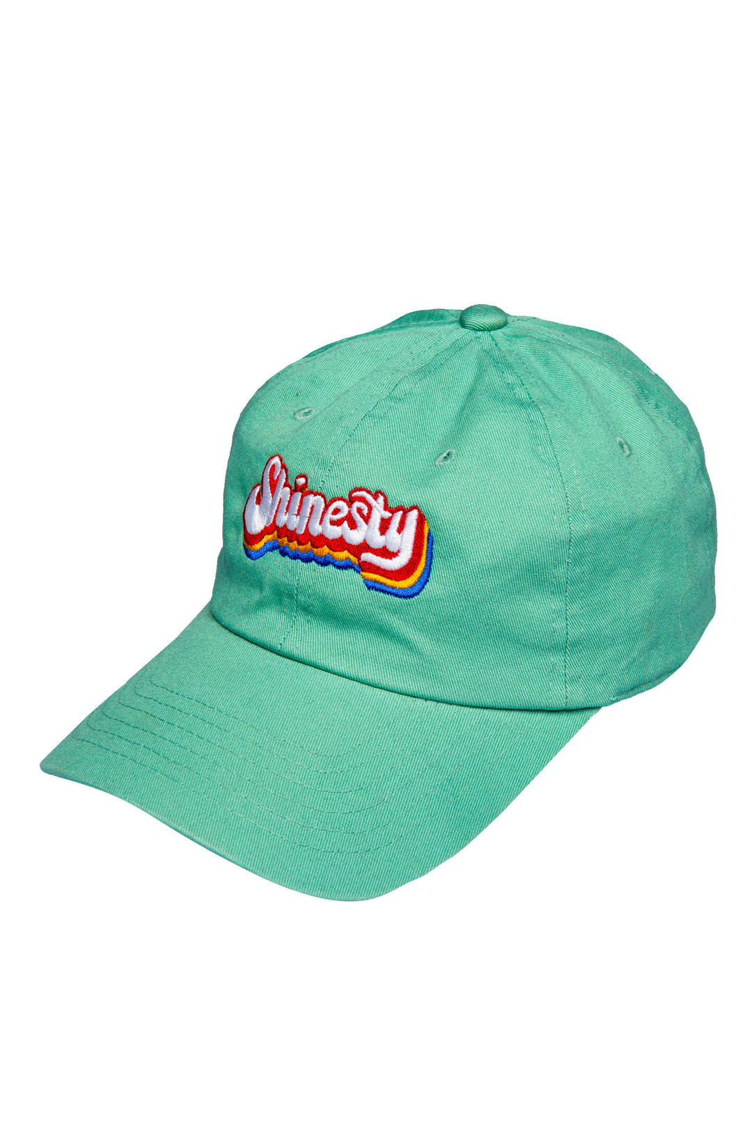 Teal Retro Shinesty Dad Hat | The Big Day Sport
