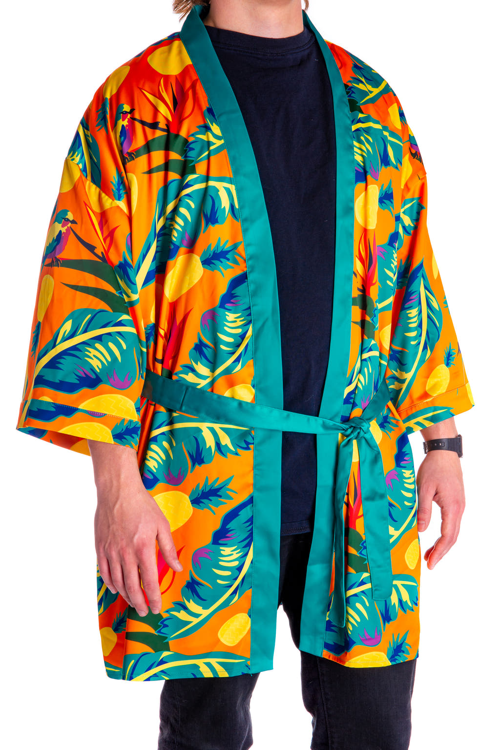 Men's floral kimono 