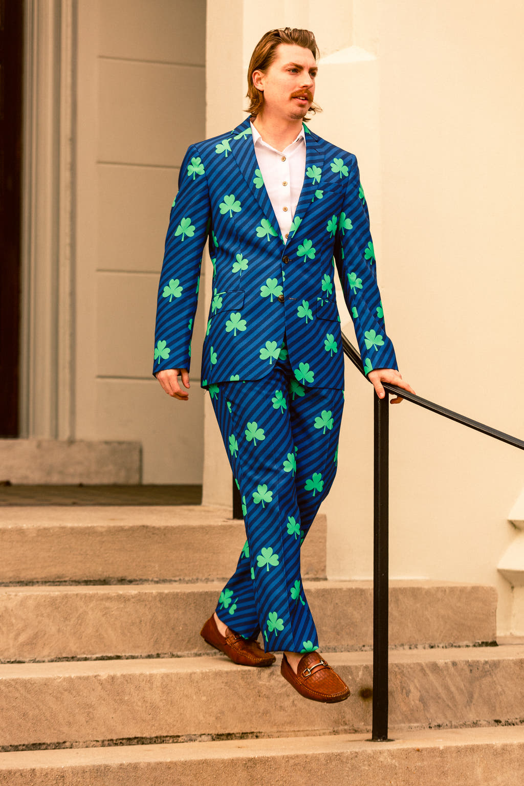 Men's st. patrick's day party suit 