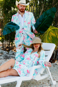 Ladies Flamingo Wrap dress