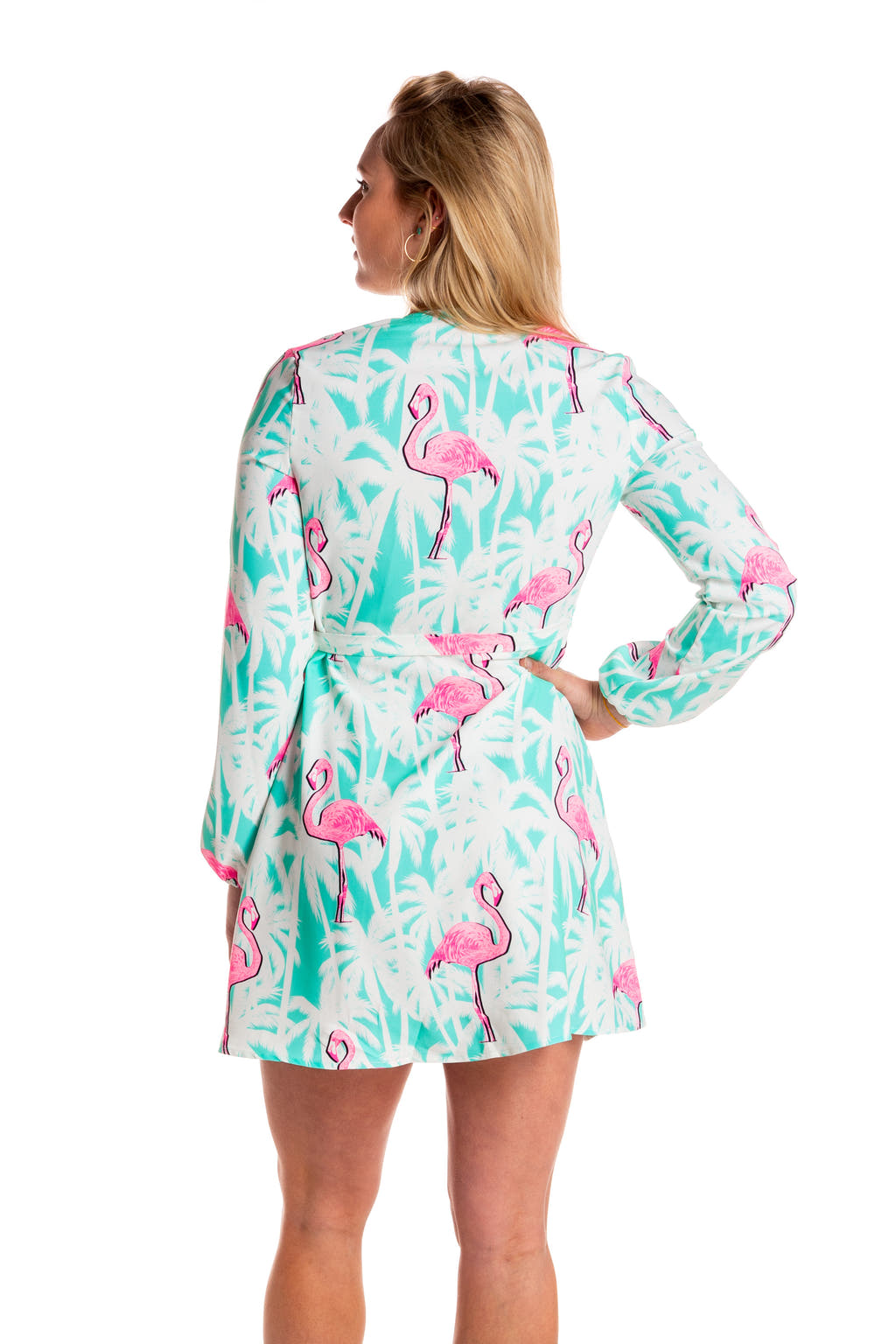  pink flamingo dress womens