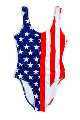 American Flag One Piece Swimsuit | The Summer Snack