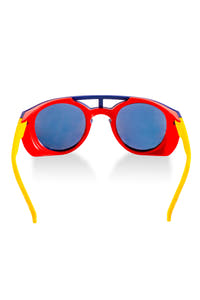 Polarized sunglasses UV protection yellow and blue