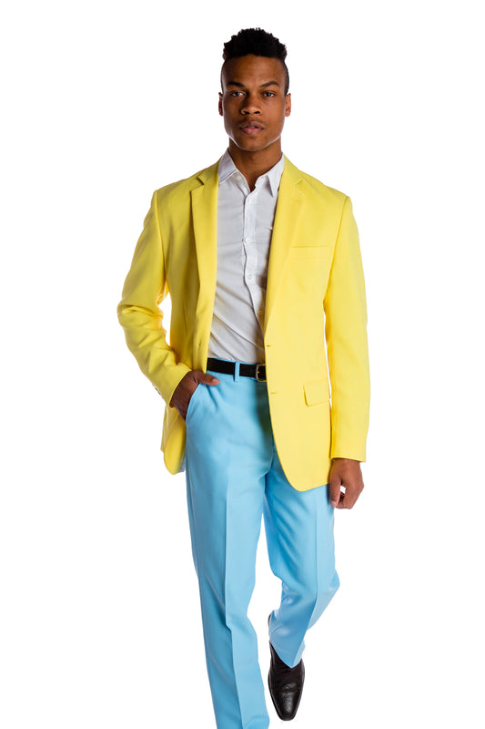 yellow easter suit