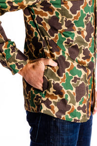 Camouflage long sleeve party shirt