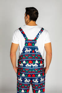 Holiday Pajama Overalls for Men