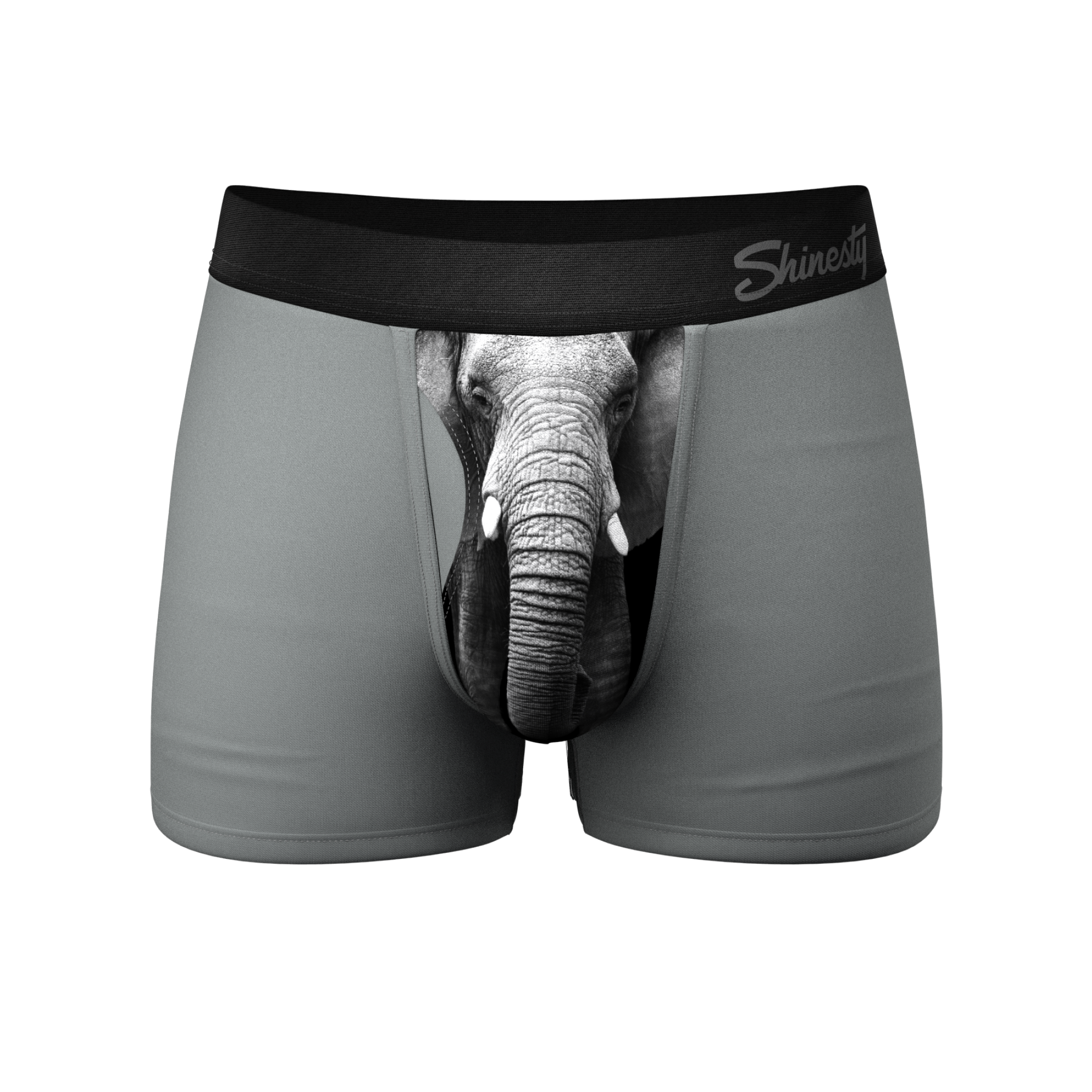 Mens Elephant Trunk Underwear Boxer Briefs with Hammock Pouch Boyshort  Breathable Elephant Nose Jockstrap with Pouch Black : : Clothing,  Shoes & Accessories