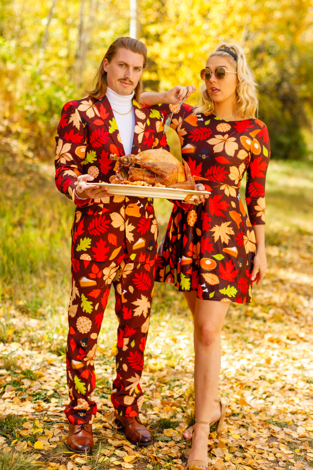couple thanksgiving suits