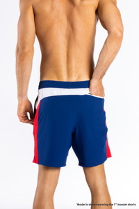 cooling American flag athletic shorts