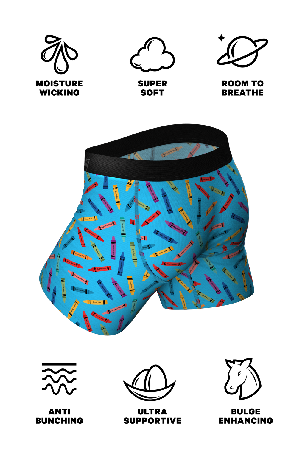 blue crayon mens boxers