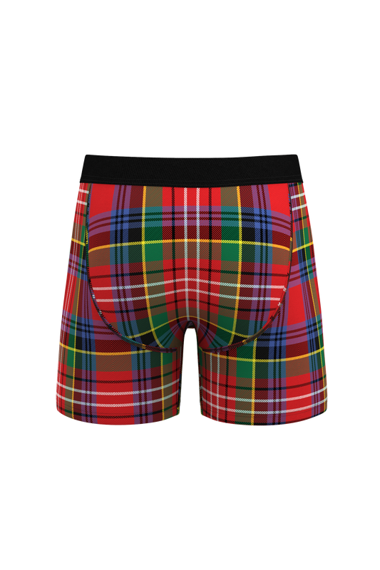 Classy Plaid Christmas Ball Hammock Pouch Underwear | The Scotch On The ...