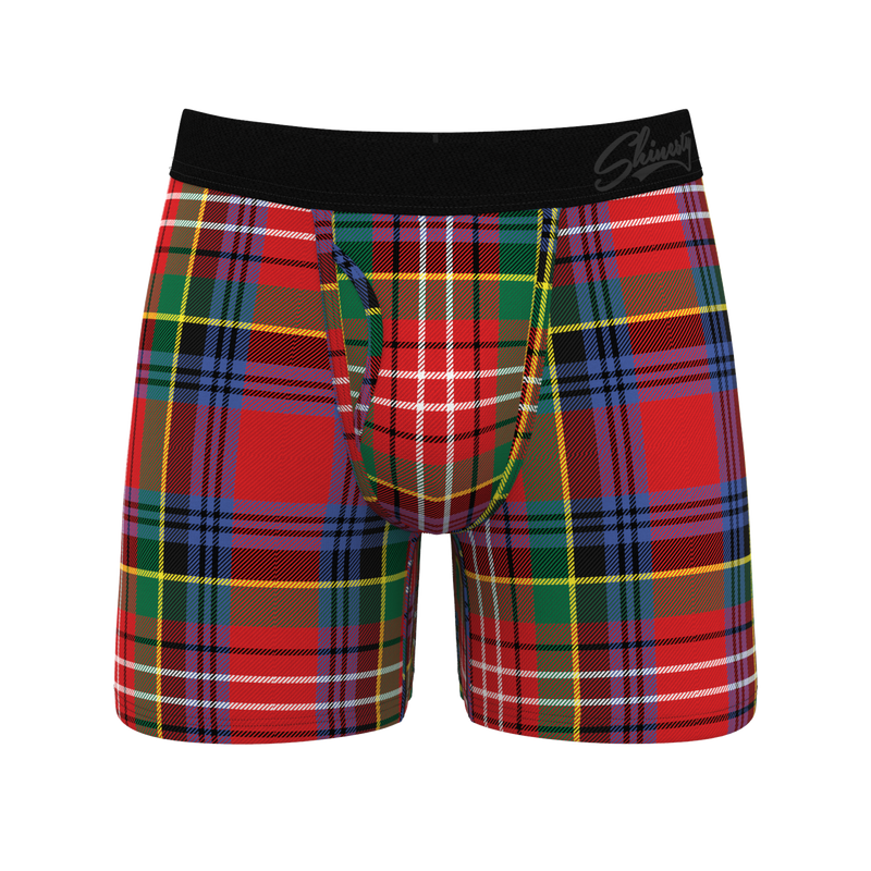 Classy Plaid Christmas Ball Hammock® Pouch Underwear | The Scotch On ...