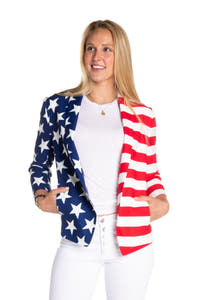 american flag blazer for women