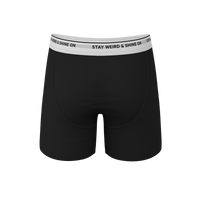 Ultra supportive black shinesty underwear