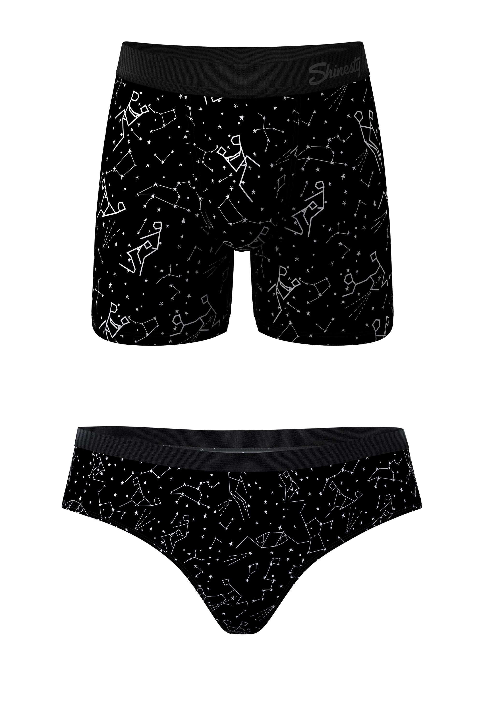 Constellation Ball Hammock® Boxer and Cheeky Matching Couples