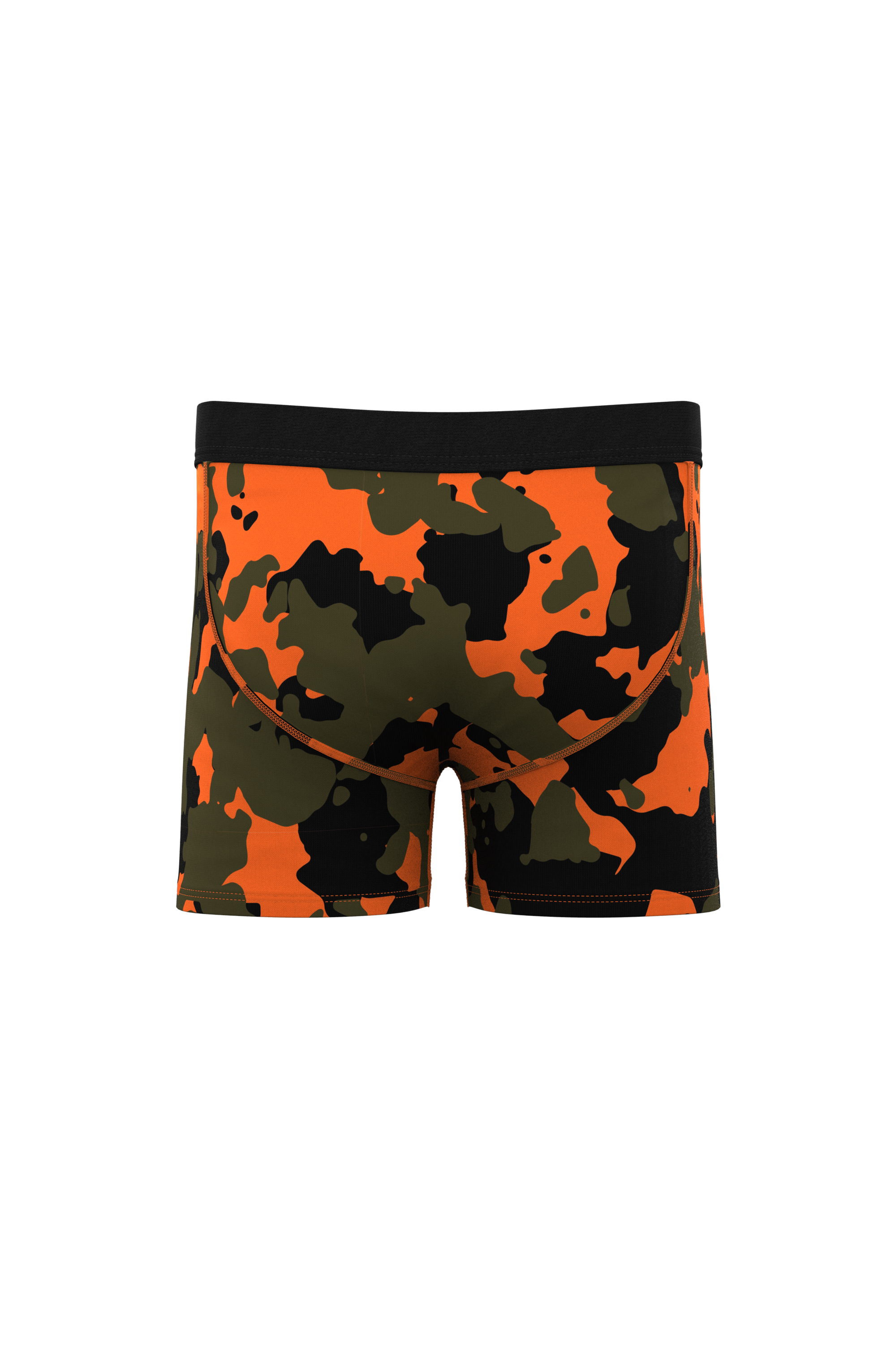 The Bambi Bunchers - Shinesty Orange Camo Deer Ball Hammock Pouch Underwear  2X 