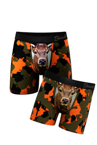 The Bambi Bunchers | Deer Father Son Ball Hammock® Pouch Underwear 2 Pack