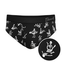 The Bare Back Bones | Glow in the Dark Skeletons Ball Hammock® Pouch Underwear Briefs