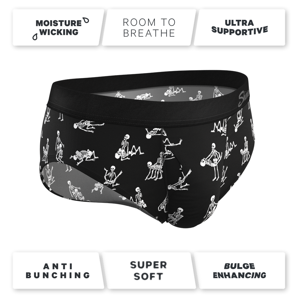 Super soft glow in the dark underwear brief