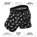 Skeletons Ball Hammock® Pouch Underwear With Fly | The Bare Back Bones
