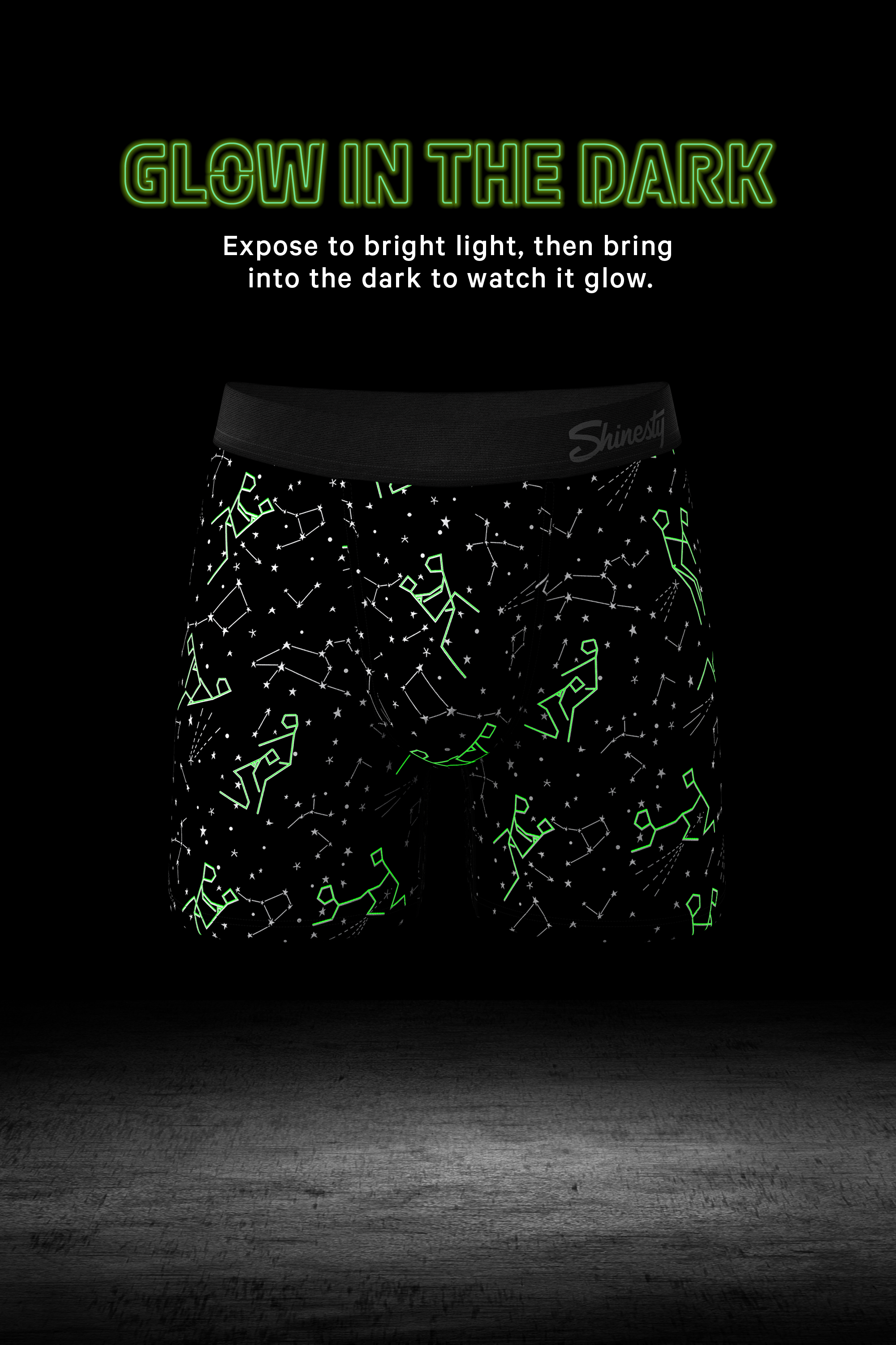 JHKKU Men's Space Galaxy Constellation Underwear Stretch Classic