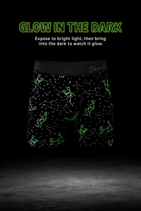 mens glow in the dark constellation ball pouch underwear