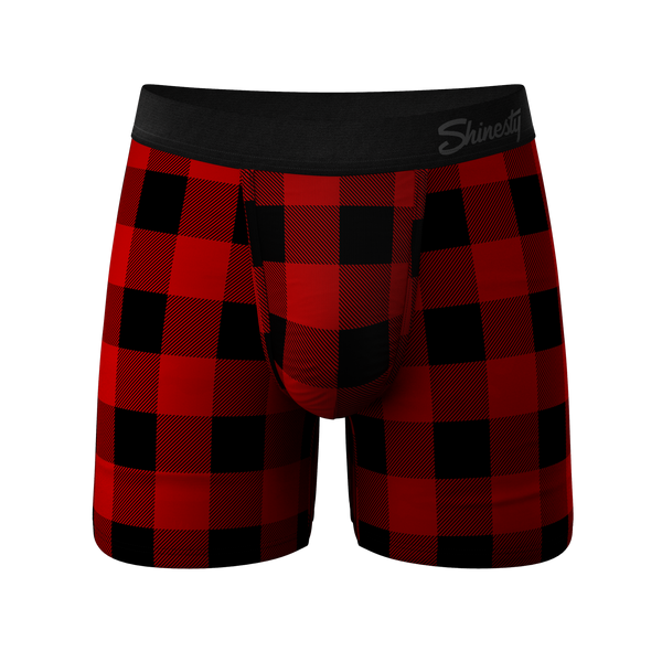 Buffalo Check Ball Hammock® Pouch Underwear | The Red & Black Lumberjack