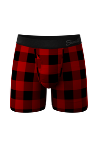 Red and Black Checkered Cooling Underwear