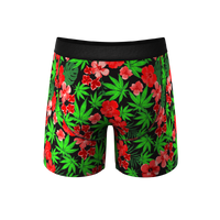 comfy tropical weed pouch underwear