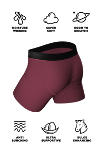 Purple ball support underwear