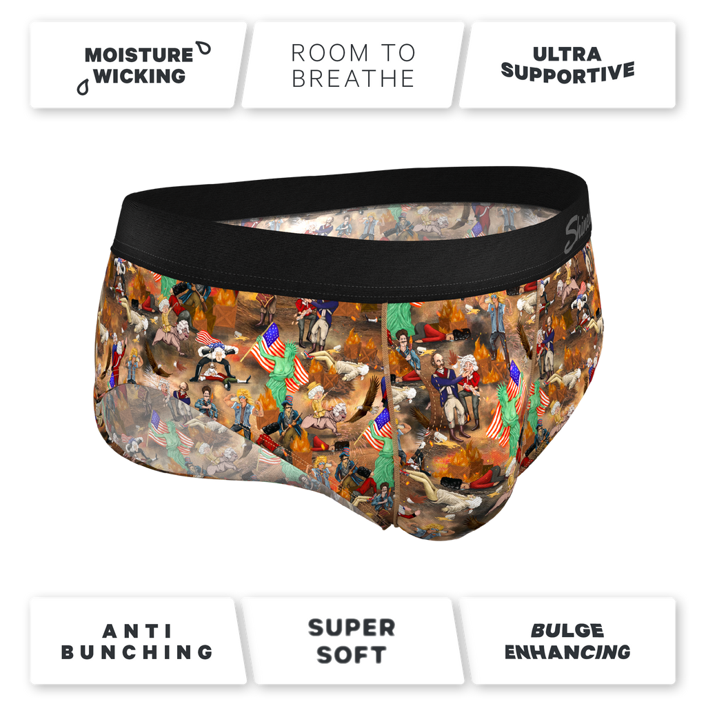 Super soft boston tea bag party underwear briefs