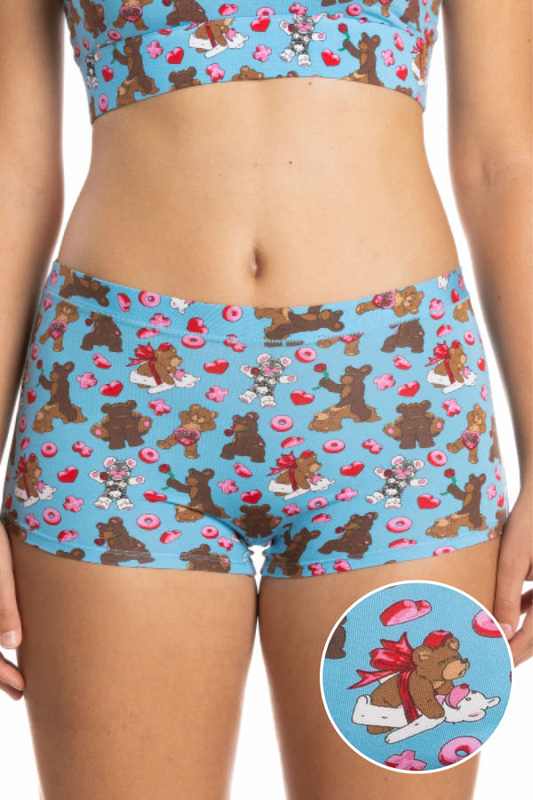 The Stuffed Animal | Teddy Bear Modal Boyshort Underwear