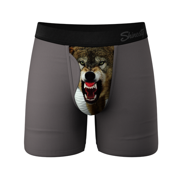 The Canines | Wolf Ball Hammock Pouch Underwear With Fly