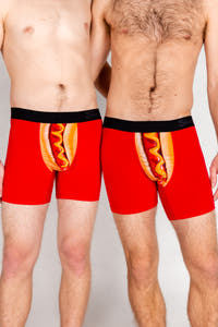 The Coney Islands | Hot Dog Ball Hammock® Boxer Couples Matching Underwear 2 Pack