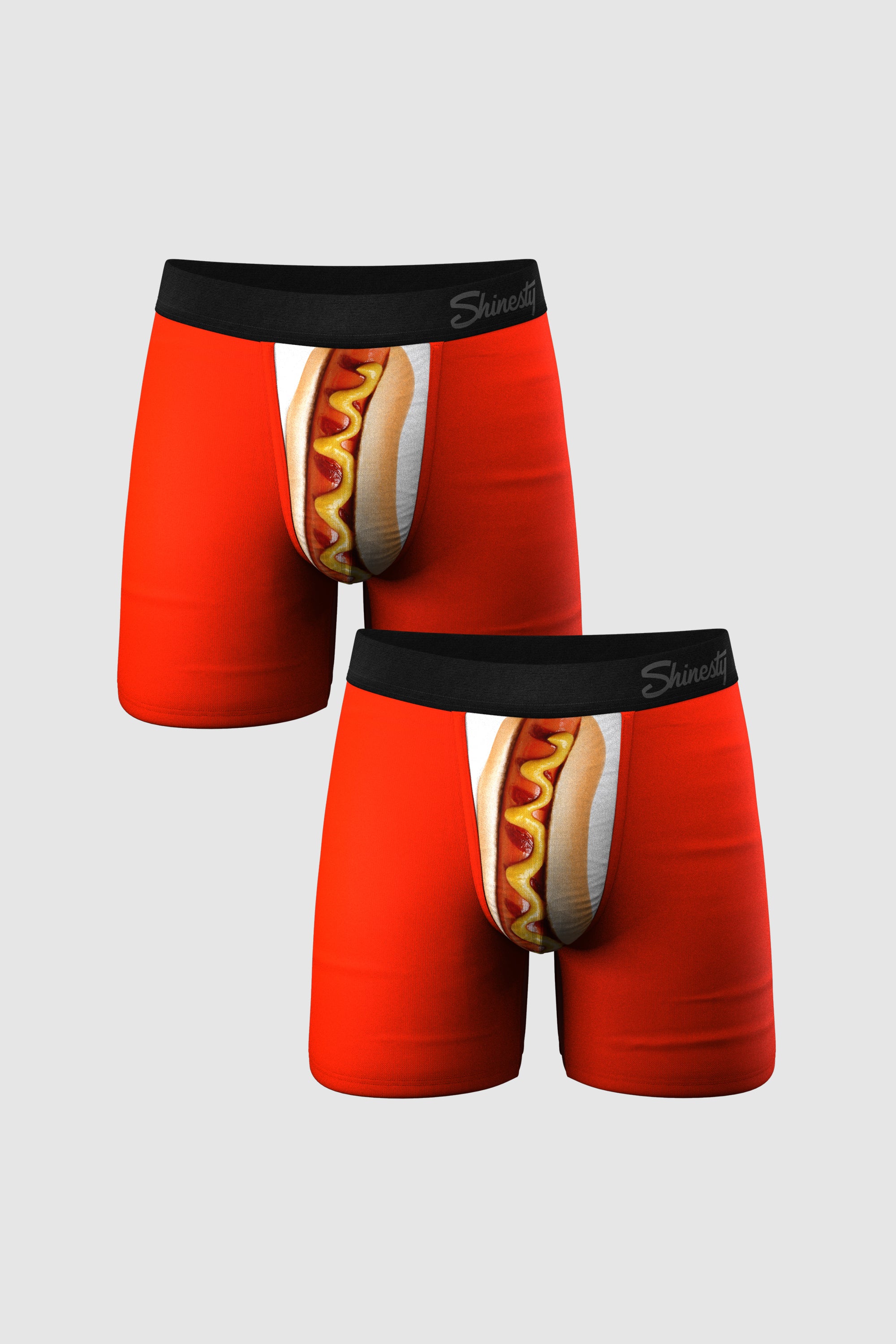Hot Dog Boxer Couples Matching Underwear 2 Pack
