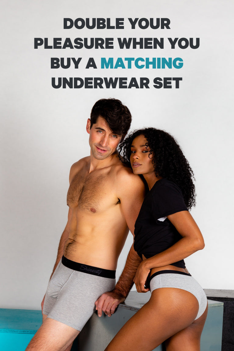 USAHTOOQ SALES Couples Matching Underwear, Set of 2 Pieces