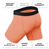 Cotton orange underwear for men