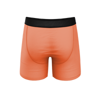 Plain orange boxer