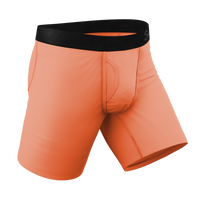 The Crossing Guard | Orange Long Leg Ball Hammock® Pouch Underwear with Fly