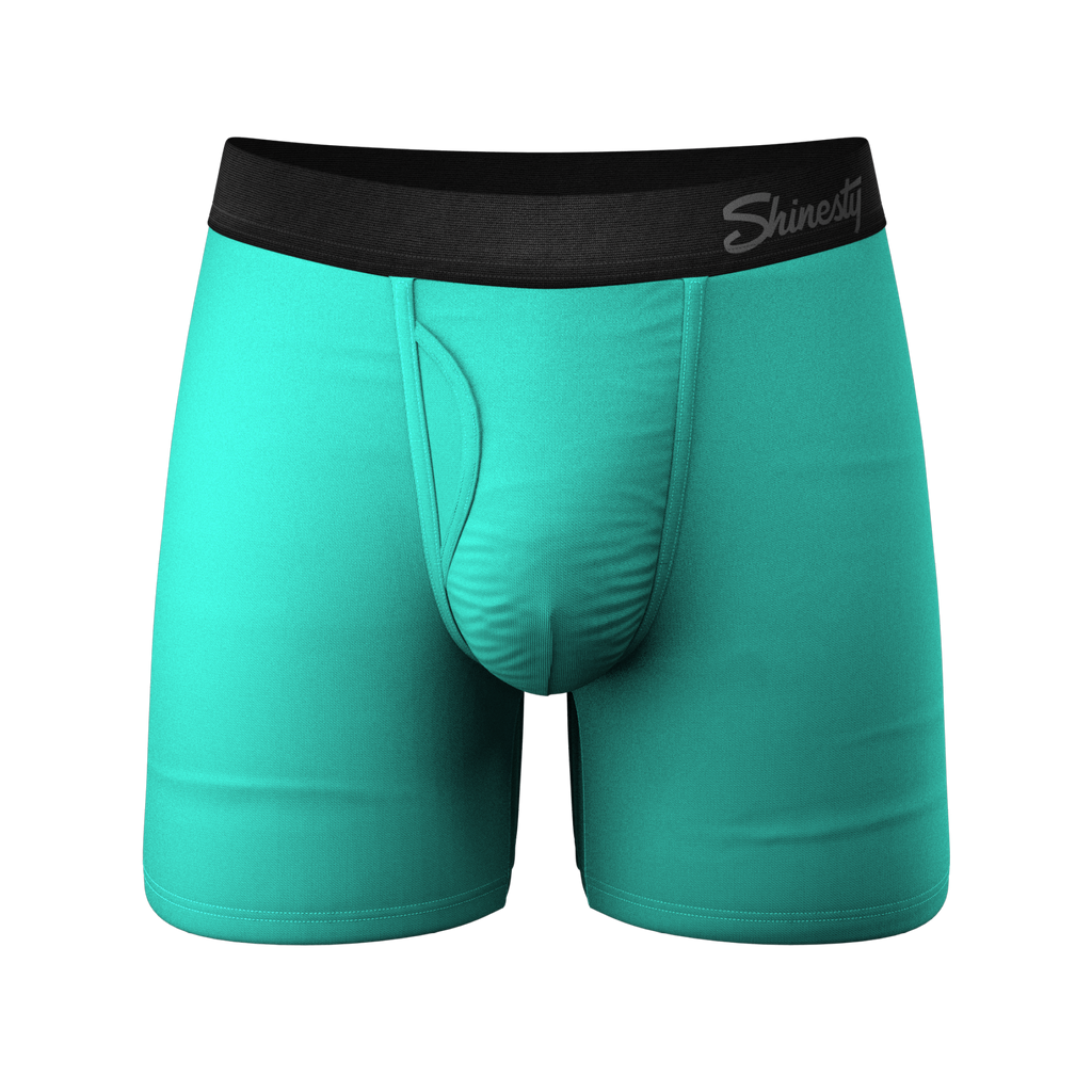 The Cyantific Theory | Turquoise Ball Hammock® Pouch Underwear With Fly