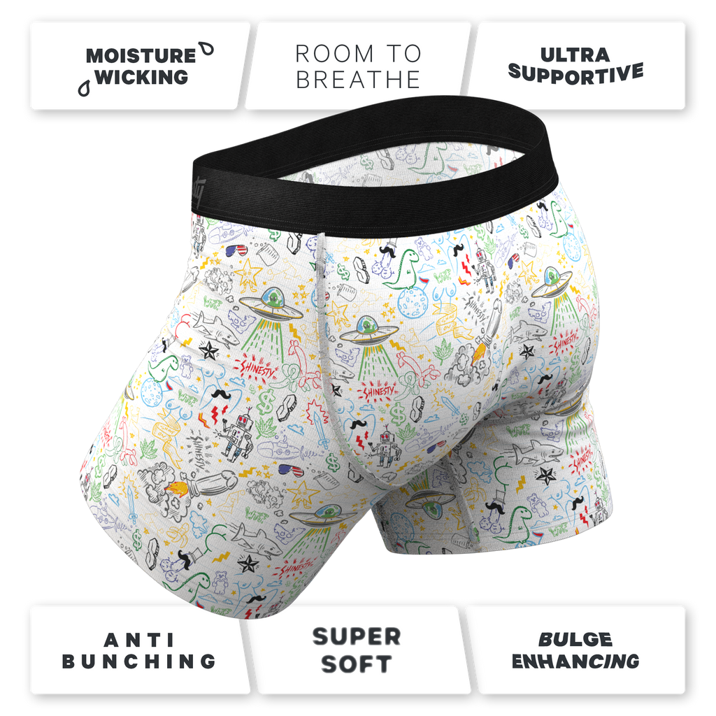 Super soft pouch underwear withf ly