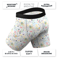 Super soft doodle pouch underwear