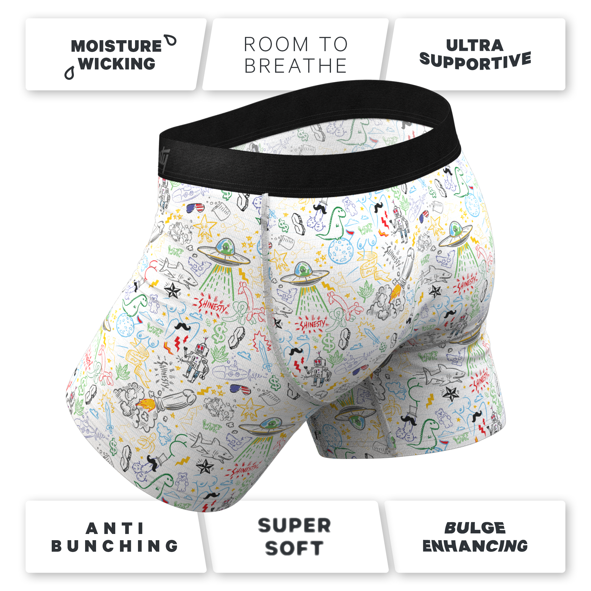 Shinesty The Daily Dentention Boxer Briefs