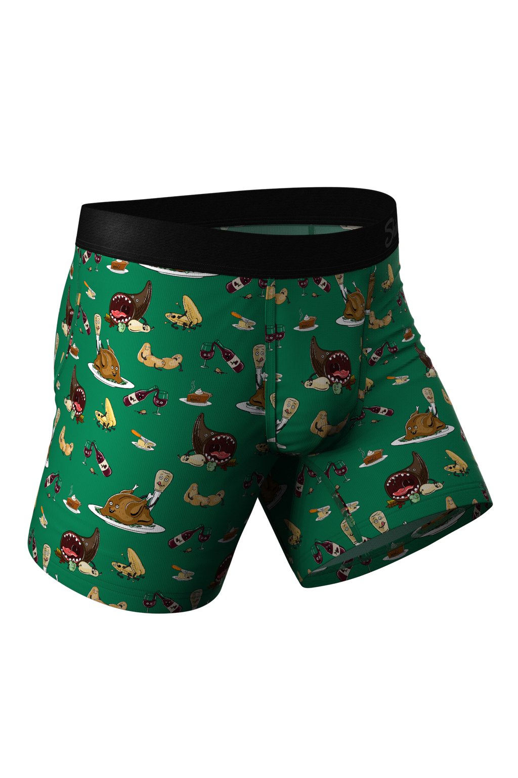 Sexy Thanksgiving Dinner Food Boxer Briefs