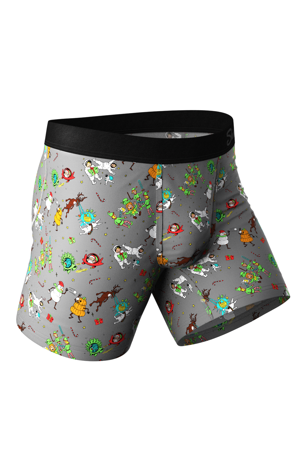 funny holiday themed boxers for men