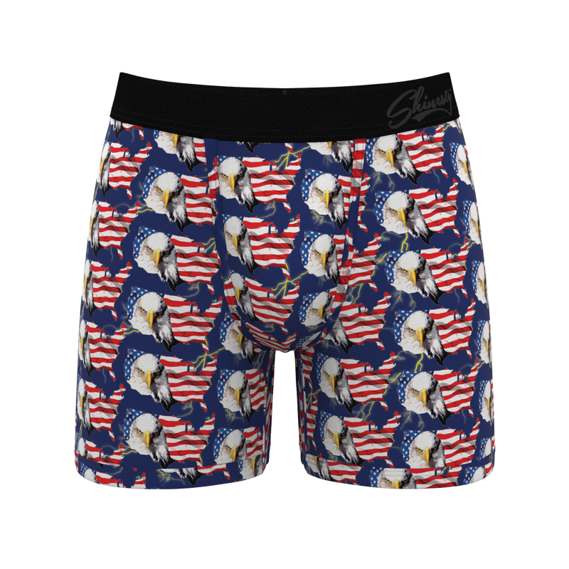 American Flag Ball Hammock Pouch Underwear | The Rock, Flag & Eagle