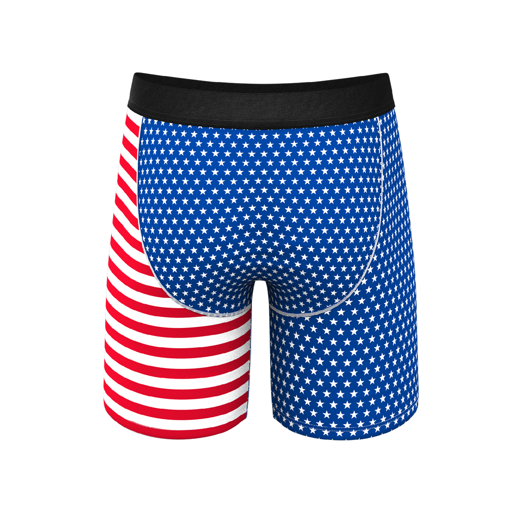 Comfy USA flag underwear 